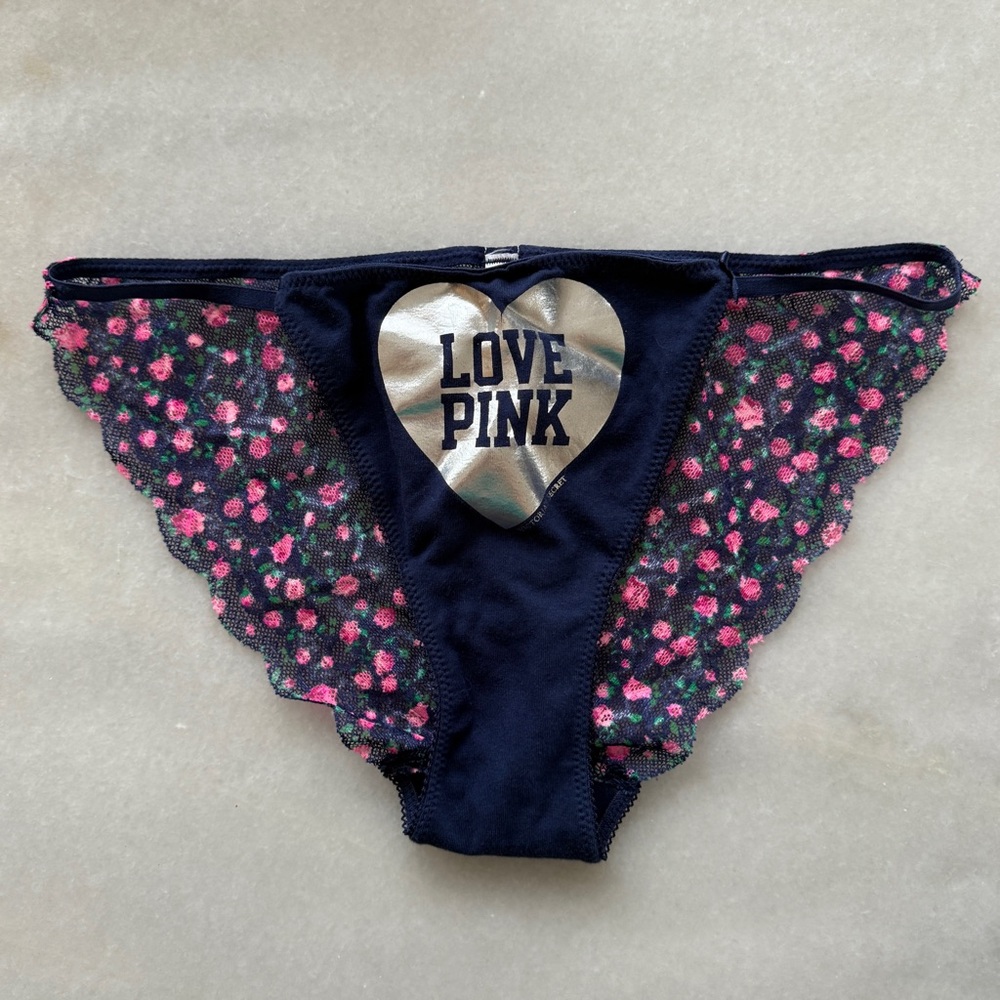 Vintage Floral Heart Victoria’s Secret Panties
